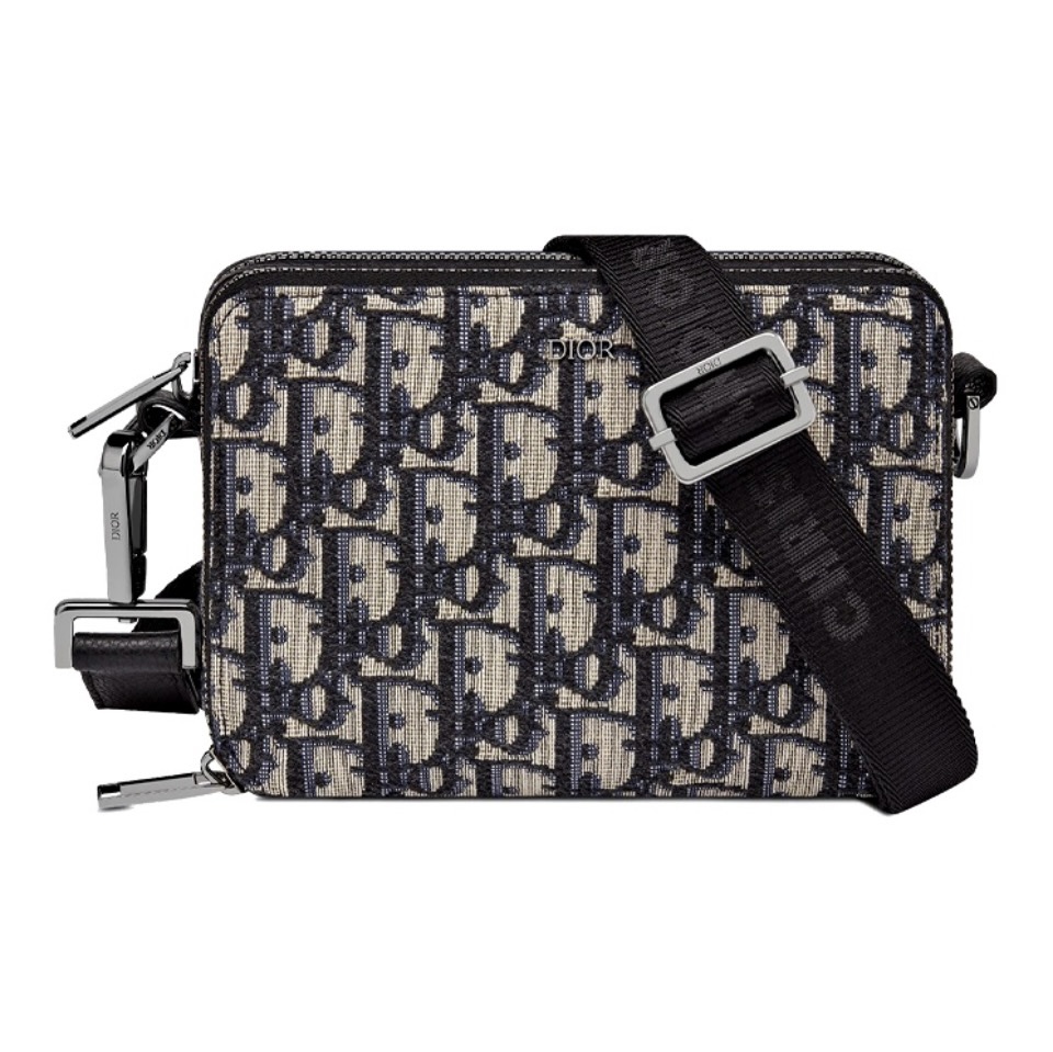 DIOR Oblique Classic Embroidery Crossbody Bag(Replica)