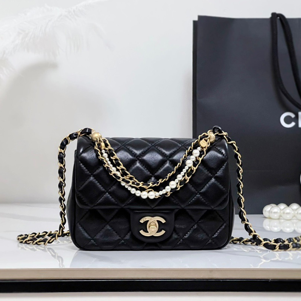 Chanel 24P Mini Square Black (Replica)