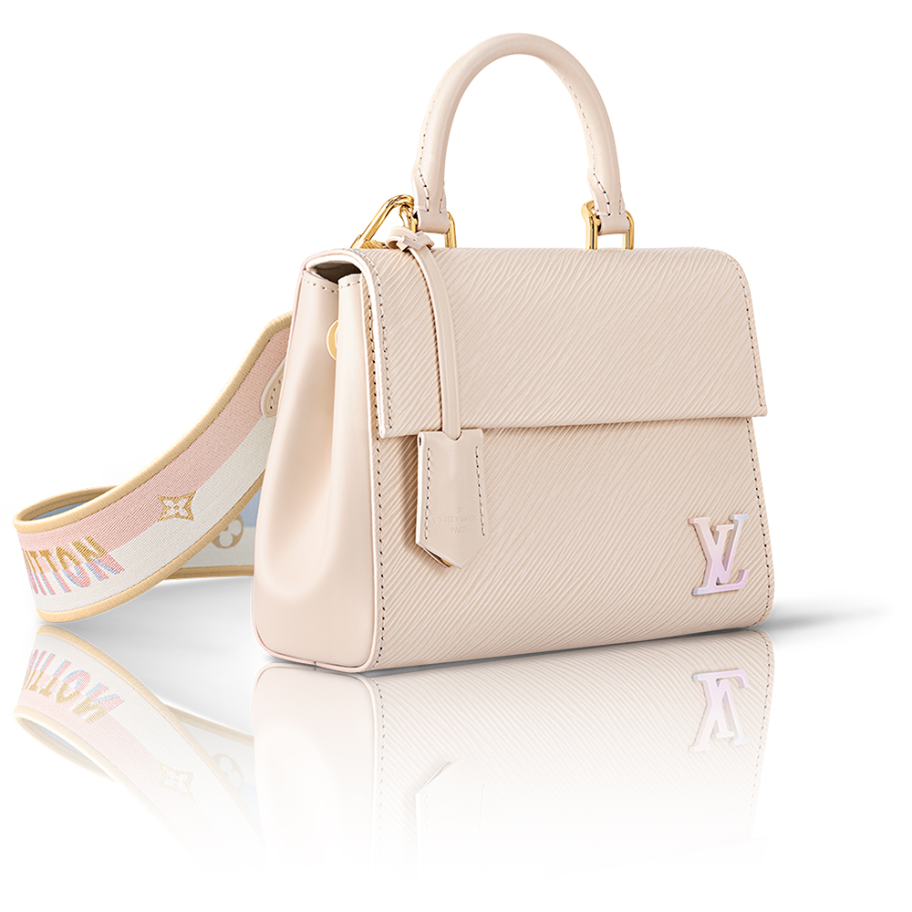 Louis Vuitton LV Cluny Grained Leather Shoulder Handbag (Replica)