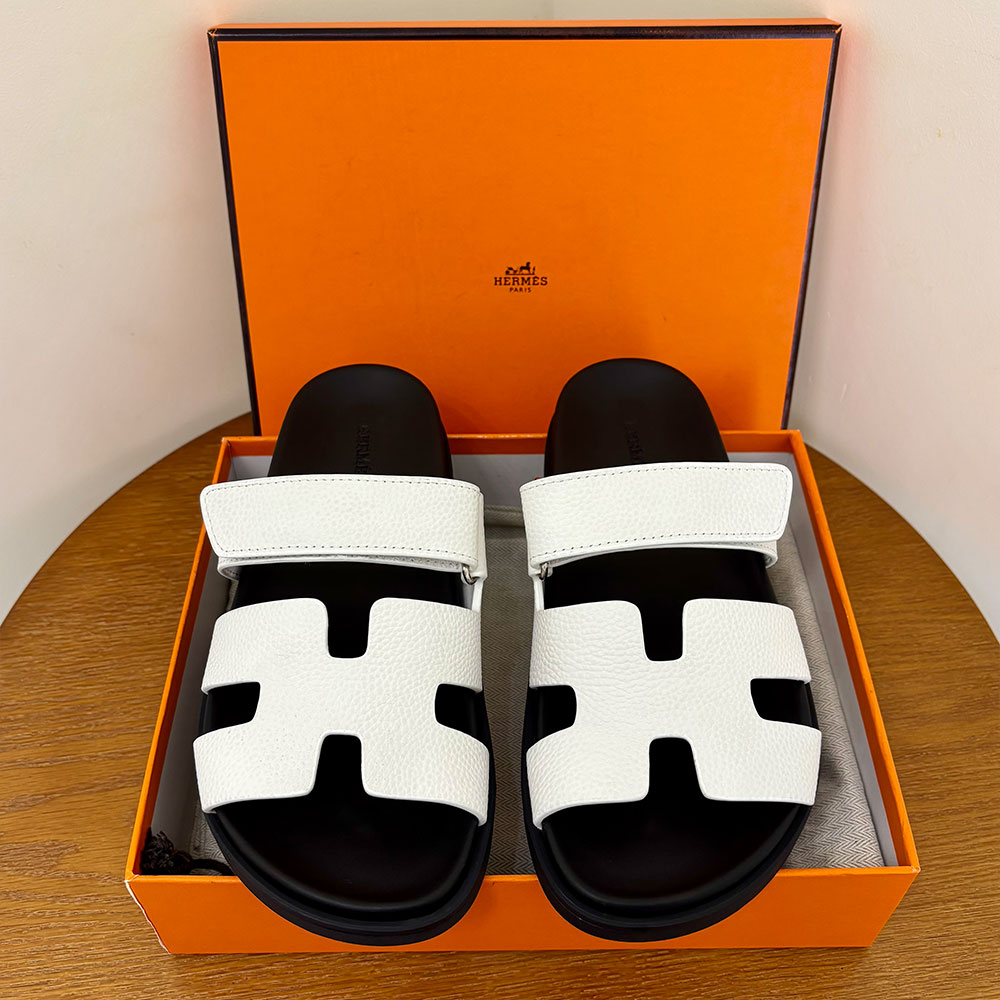 Hermès Chypre leather sandals （Replica）