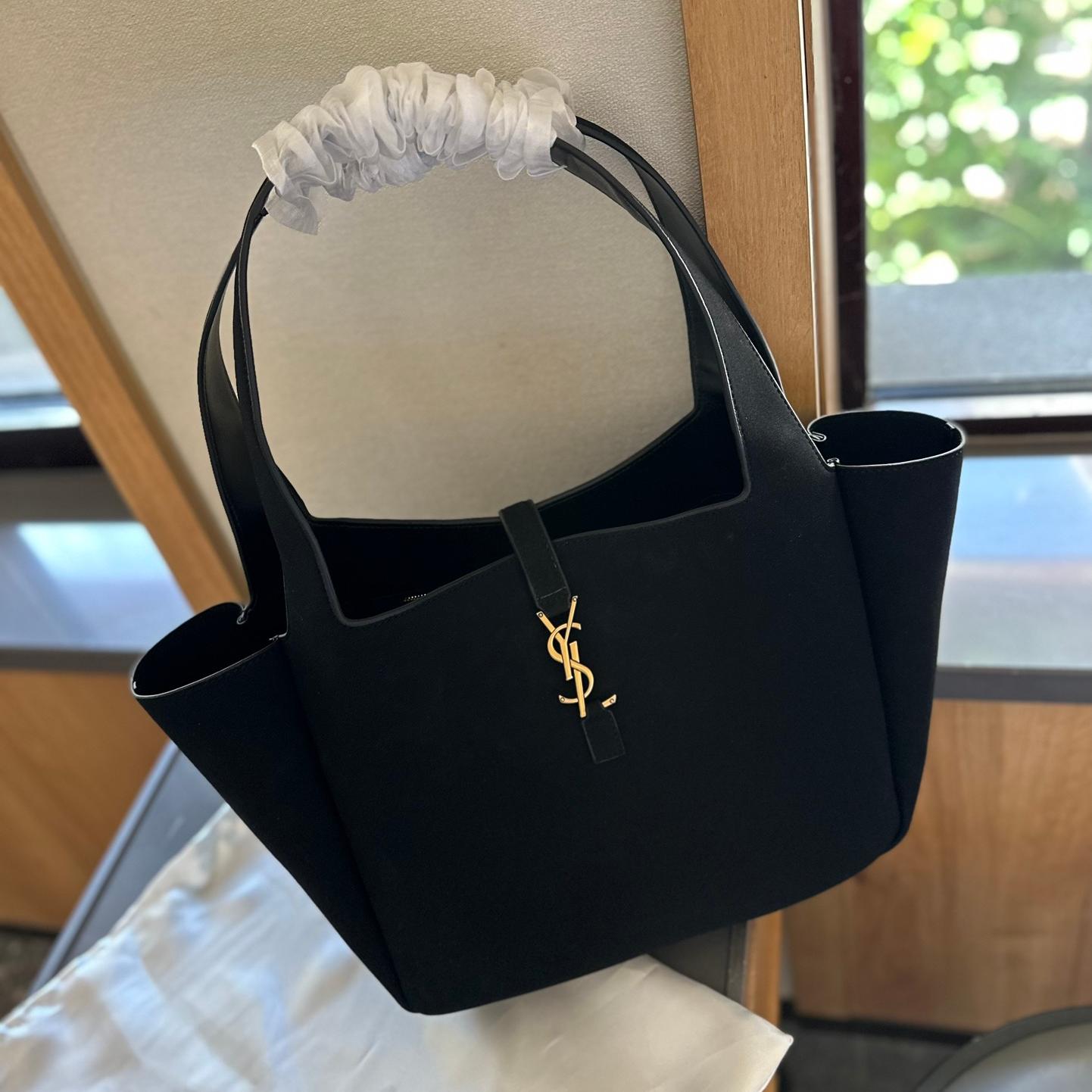 Saint Laurent YSl Le 5 A 7 Bea suede tote bag (Replica)