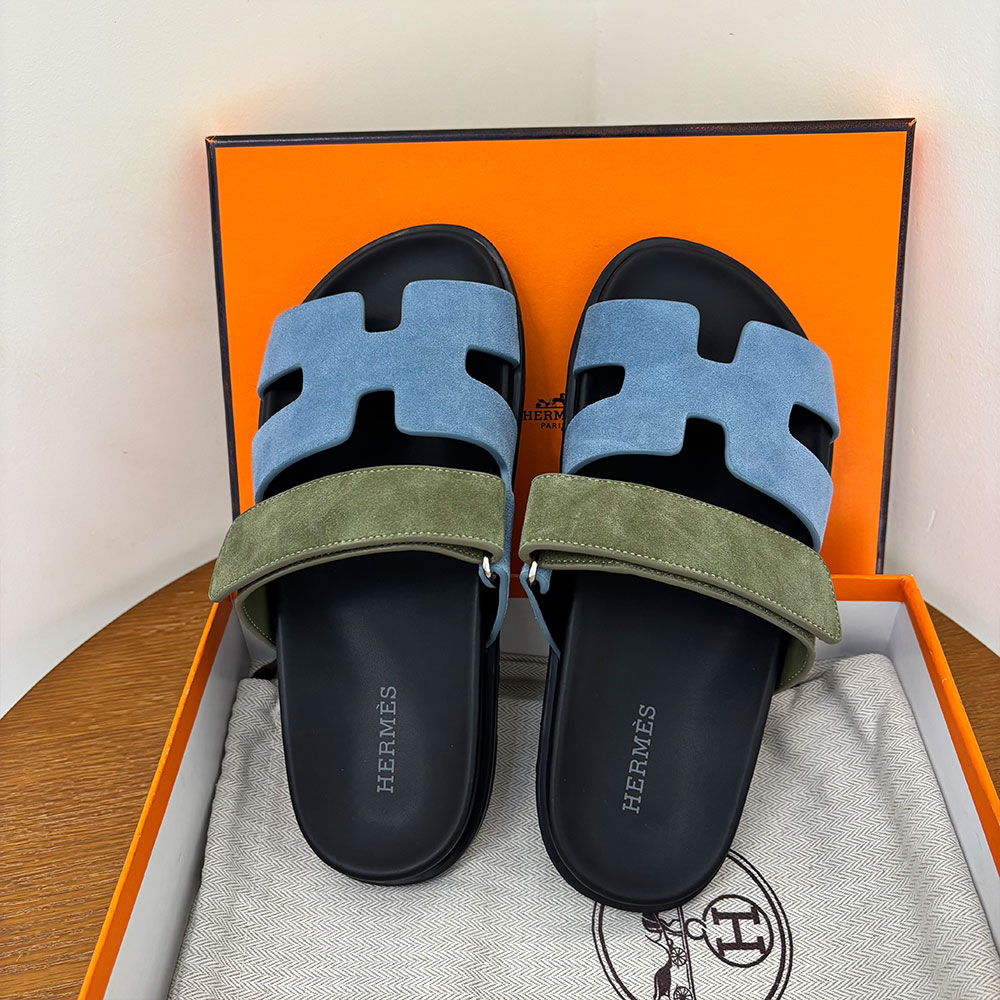 Hermès Chypre leather sandals （Replica）