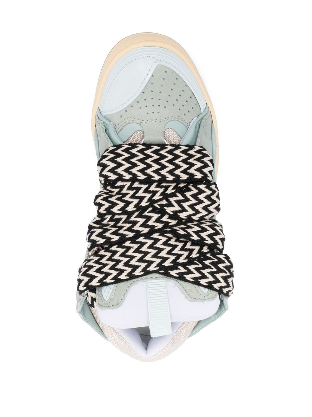 Lanvin LEATHER CURB SNEAKERS(Replica)