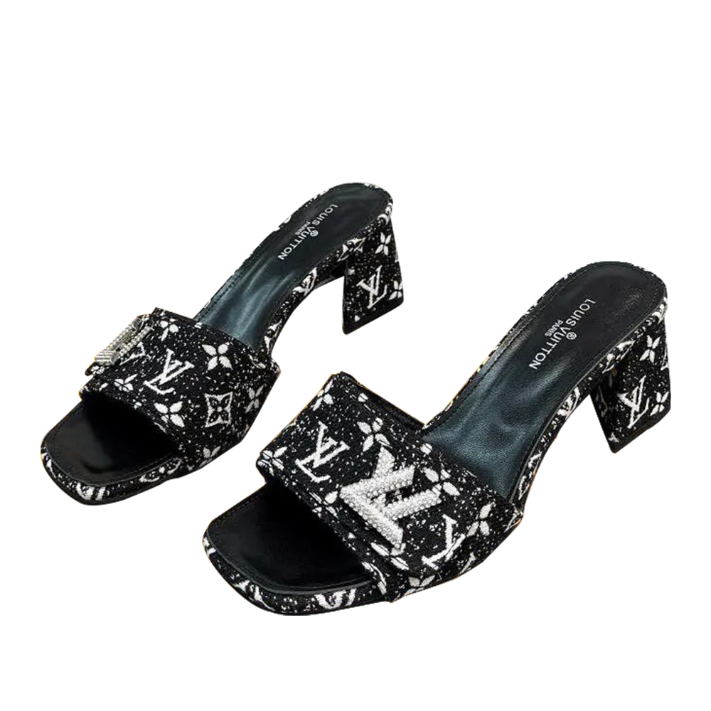 Louis Vuitton LV Chunky Crew Style Flip-flops Slide Sandal (Replica)