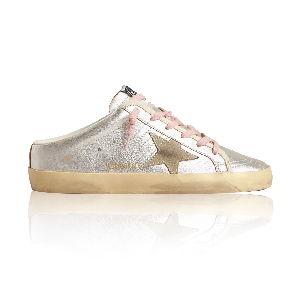 Golden Goose Superstar Sabots Leather with Suede Star Patterns  (Replica)