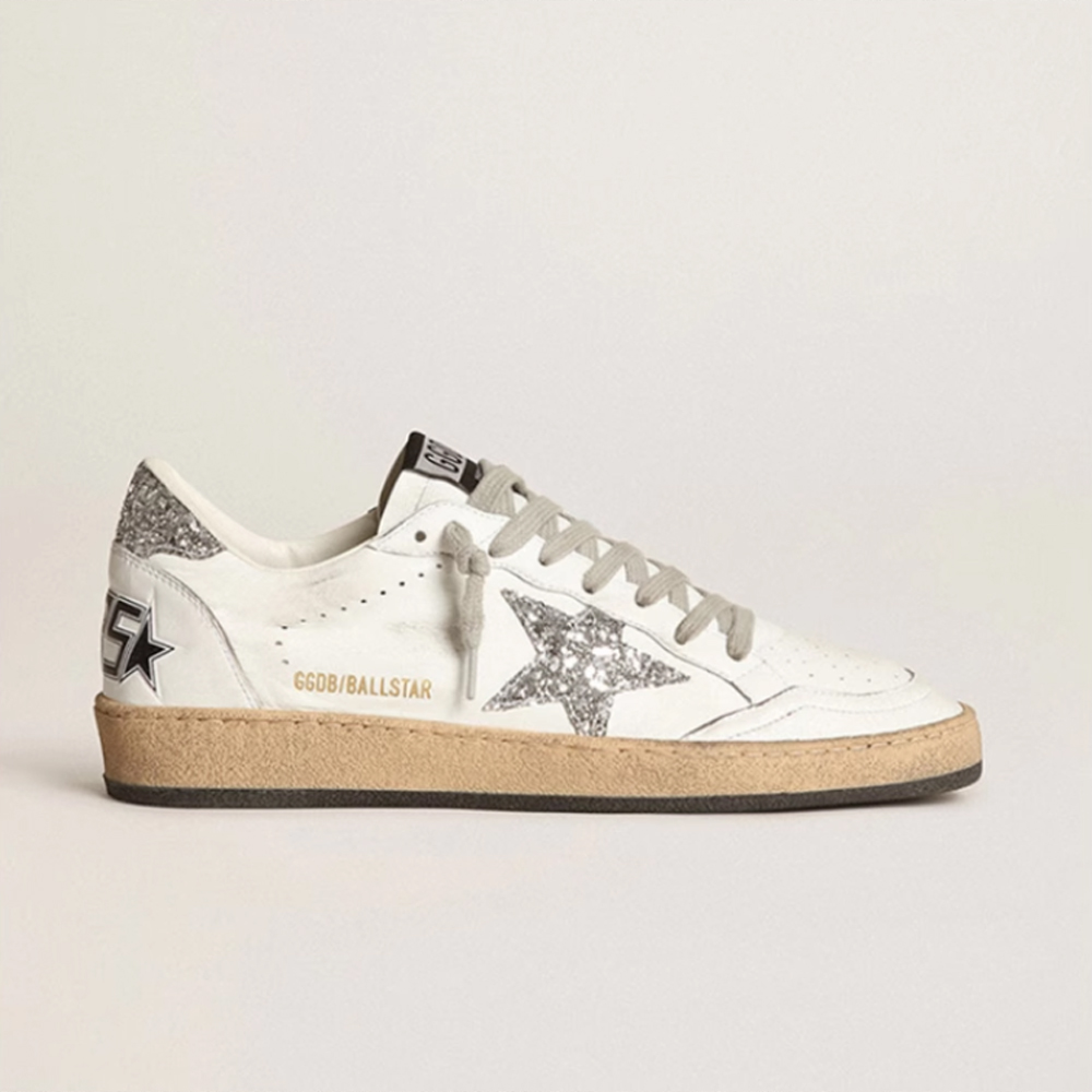 Golden Goose Ball Star Leather round-soled platform sneakers  (Replica)