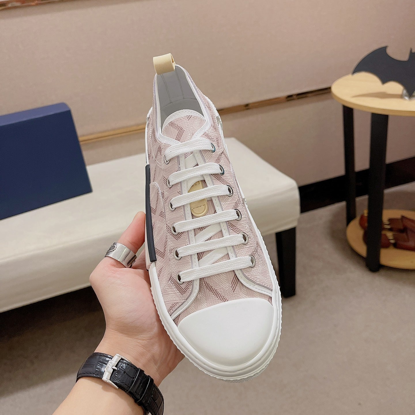 Dior B23 New Graphics Canvas Shoes 06