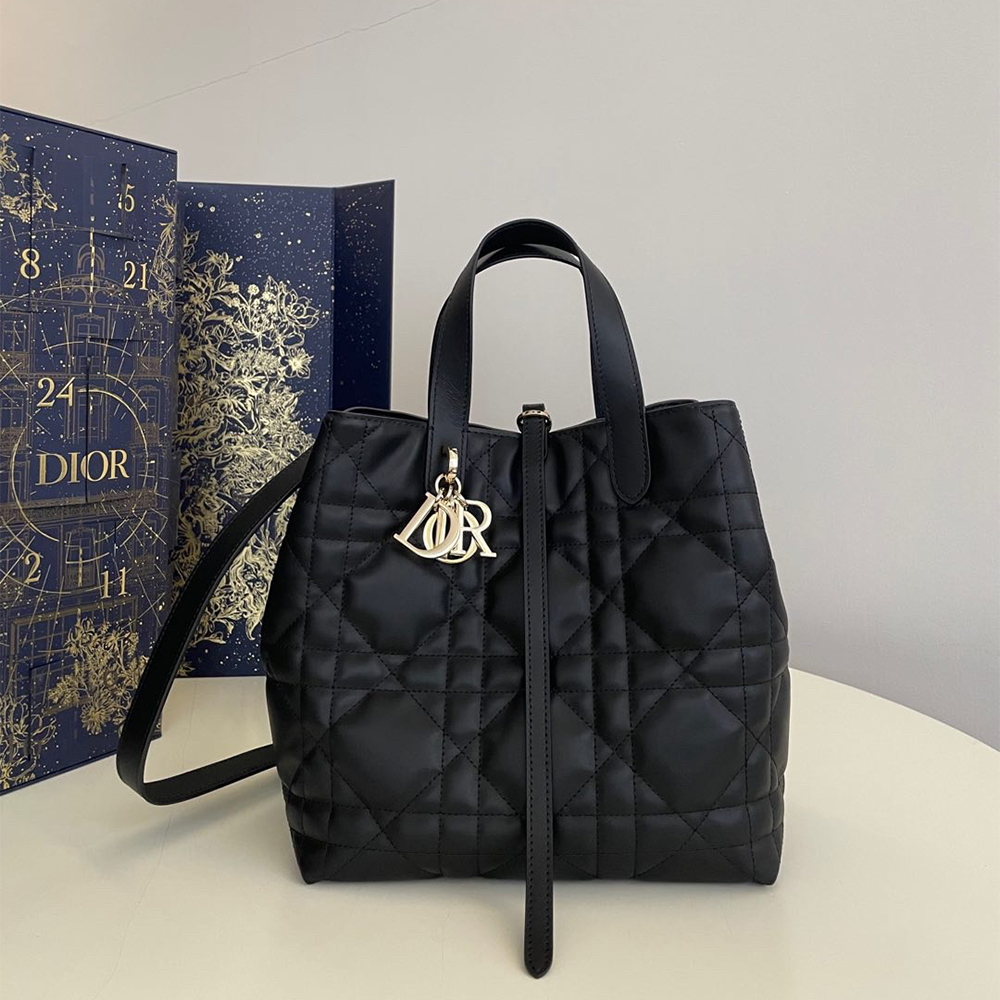 Dior Toujours Rattan pattern Tote Bag (Replica)