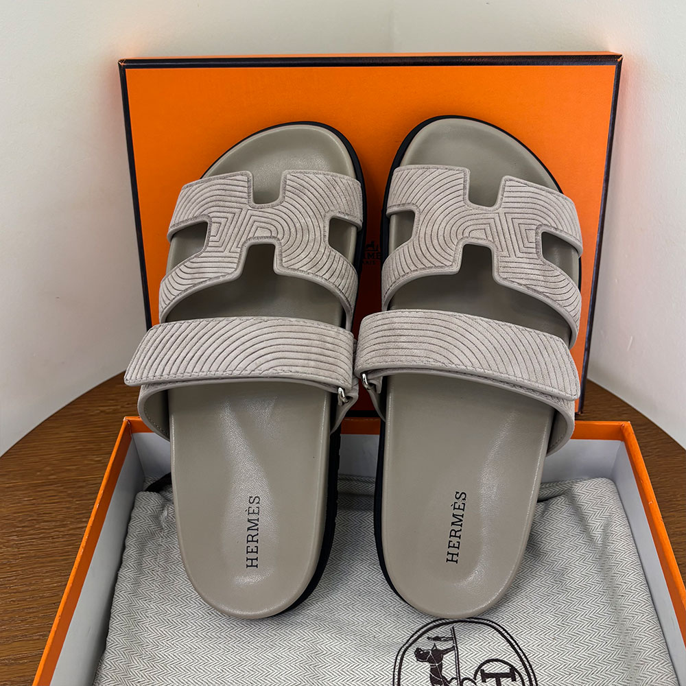 Hermès Chypre leather sandals （Replica）