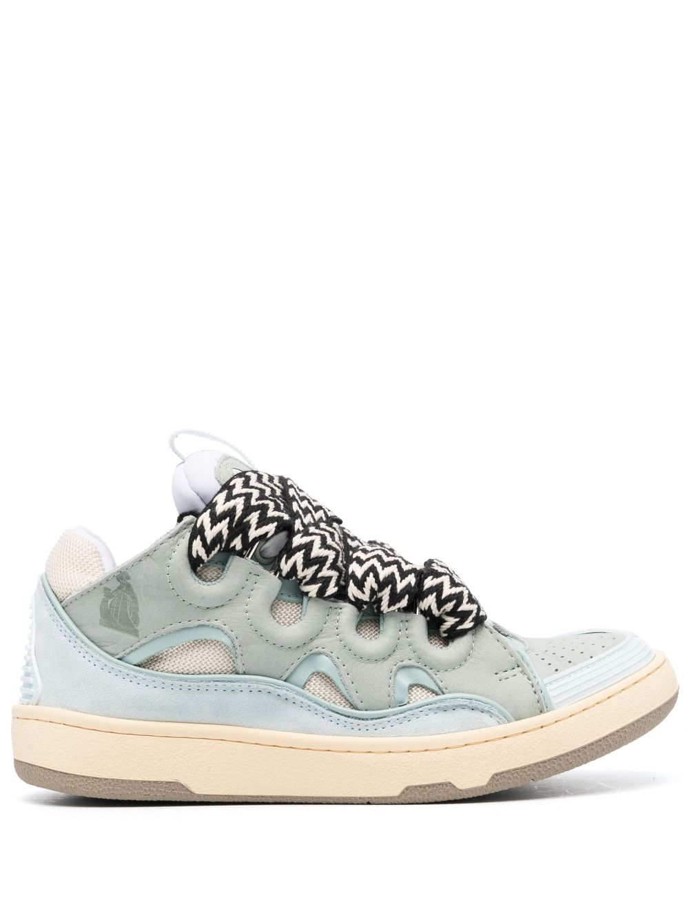 Lanvin LEATHER CURB SNEAKERS(Replica)