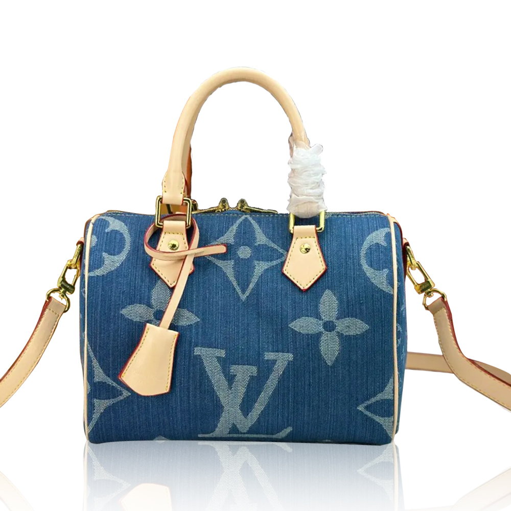Louis Vuitton Speedy Bandoulière 25 Denim Handbag Crossbody Bag (Replica)