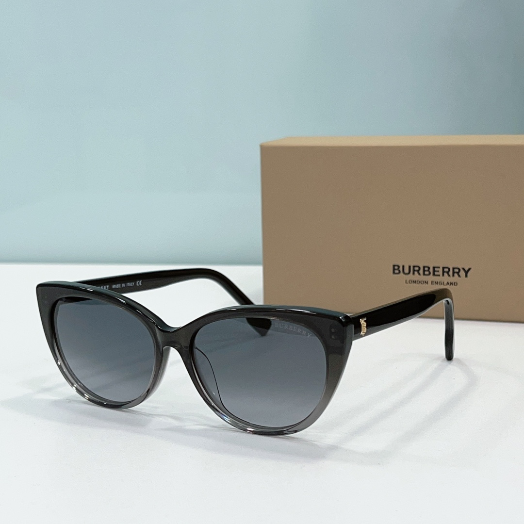 Buberry  Fashionable Cat-eye Sunglasses  Top quality （Replica）