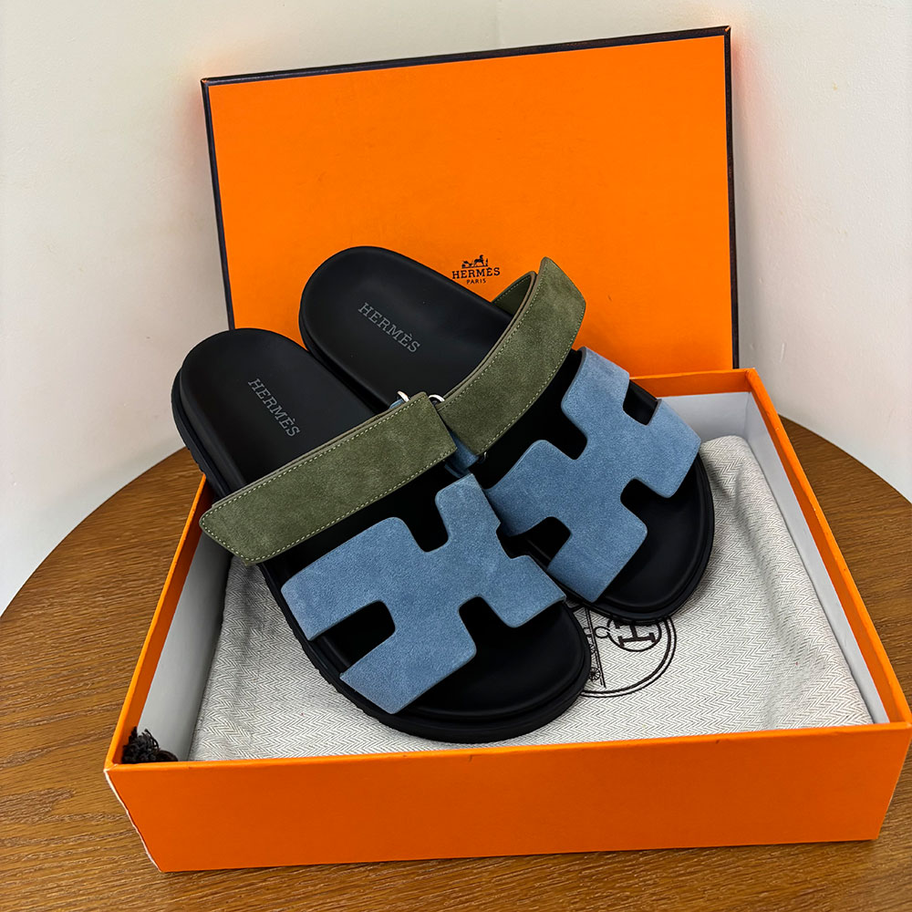 Hermès Chypre leather sandals （Replica）
