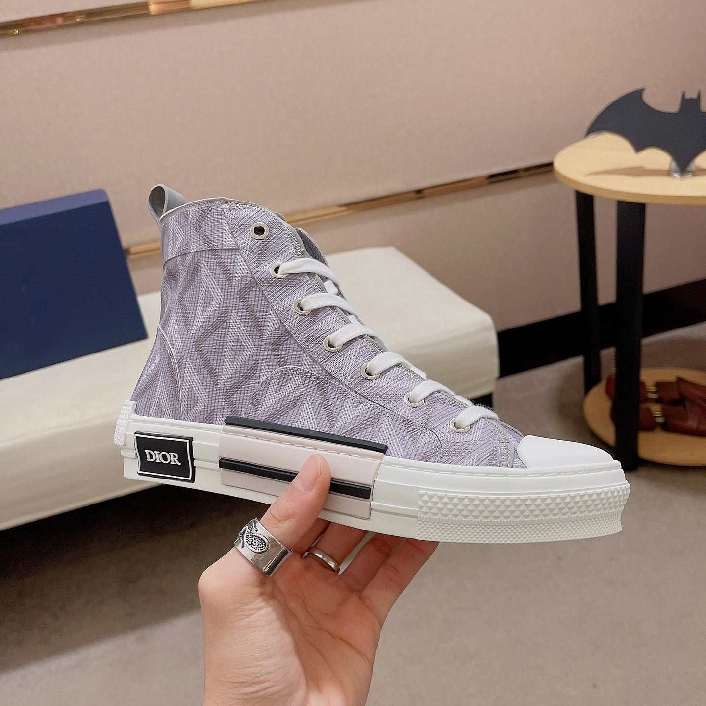 Dior B23 New Graphics Canvas Shoes 01