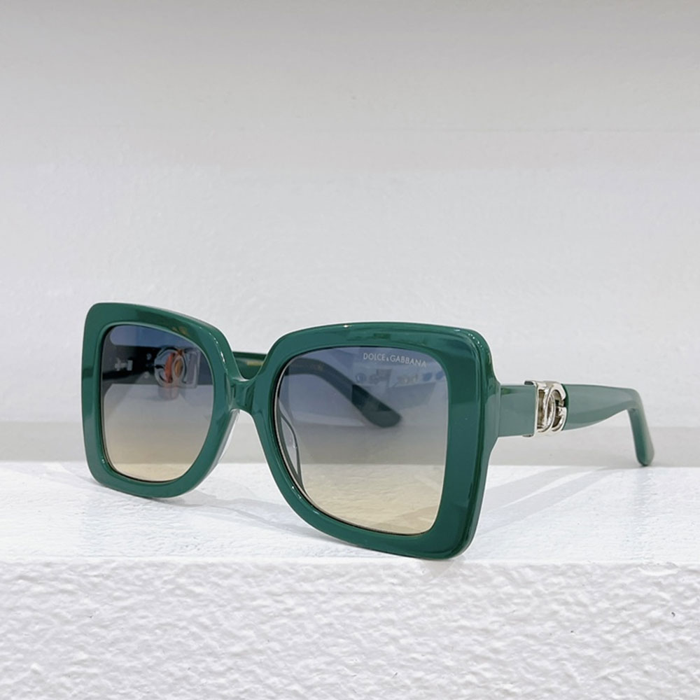 DOLCE & GABBAN DG Plate frame. Hollow Mirror leg Logo Sunglasses Top quality (Replica)