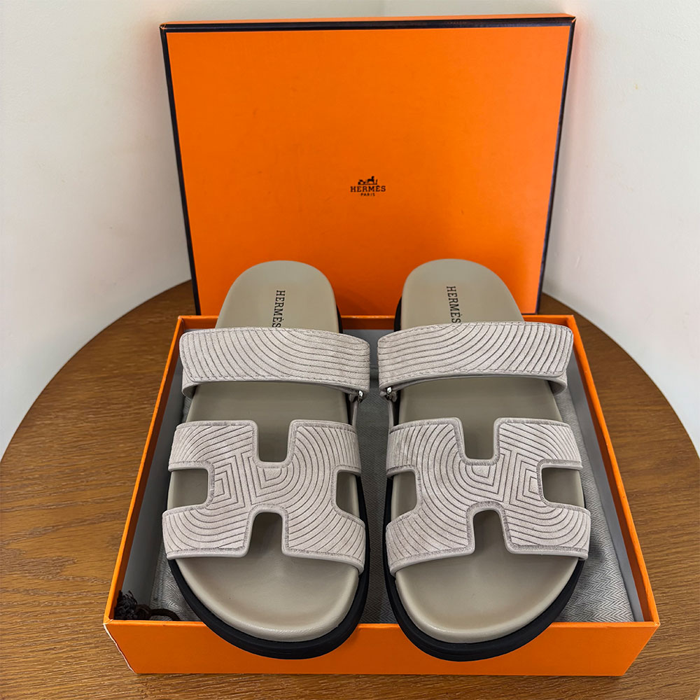 Hermès Chypre leather sandals （Replica）