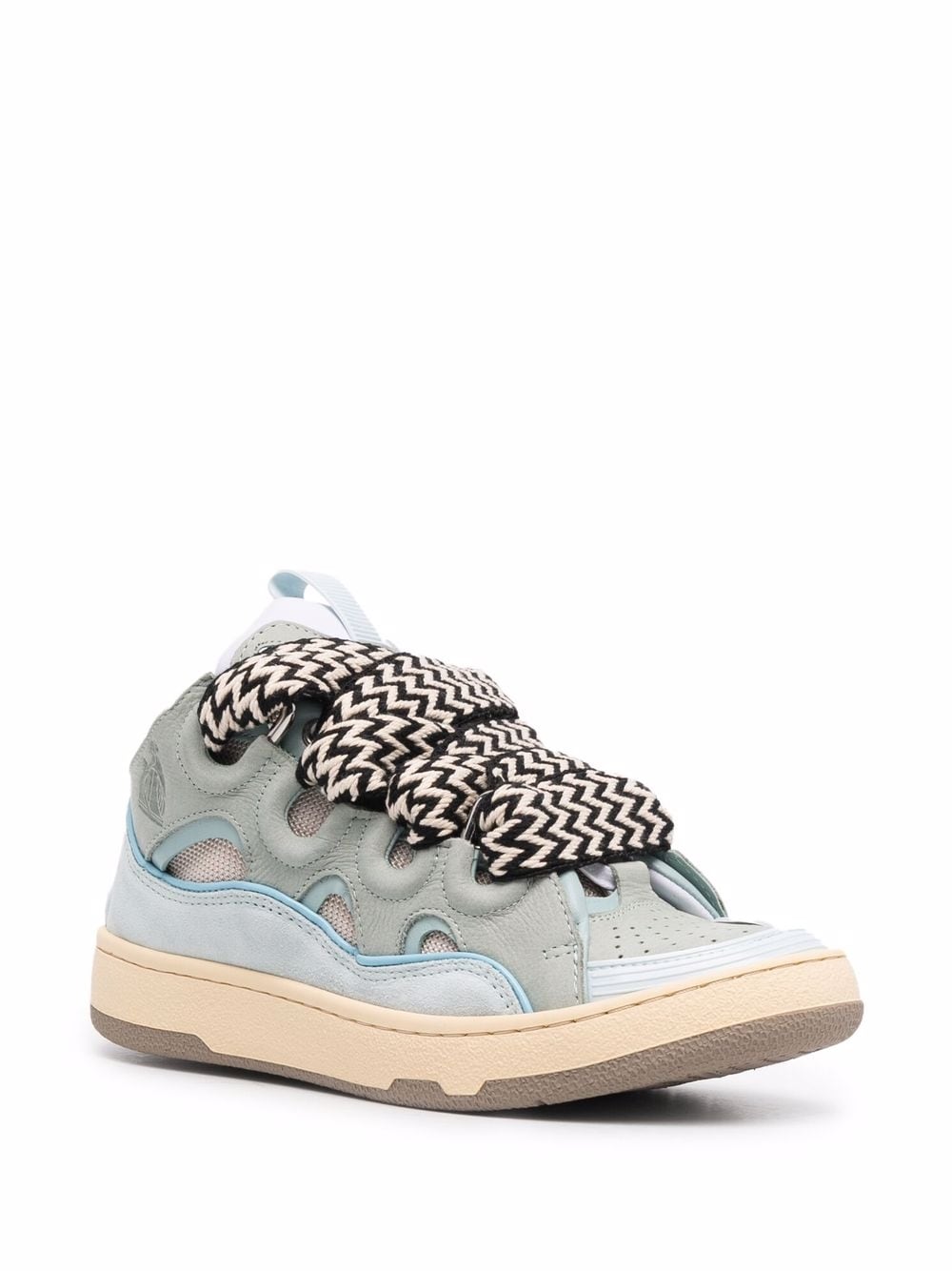 Lanvin LEATHER CURB SNEAKERS(Replica)