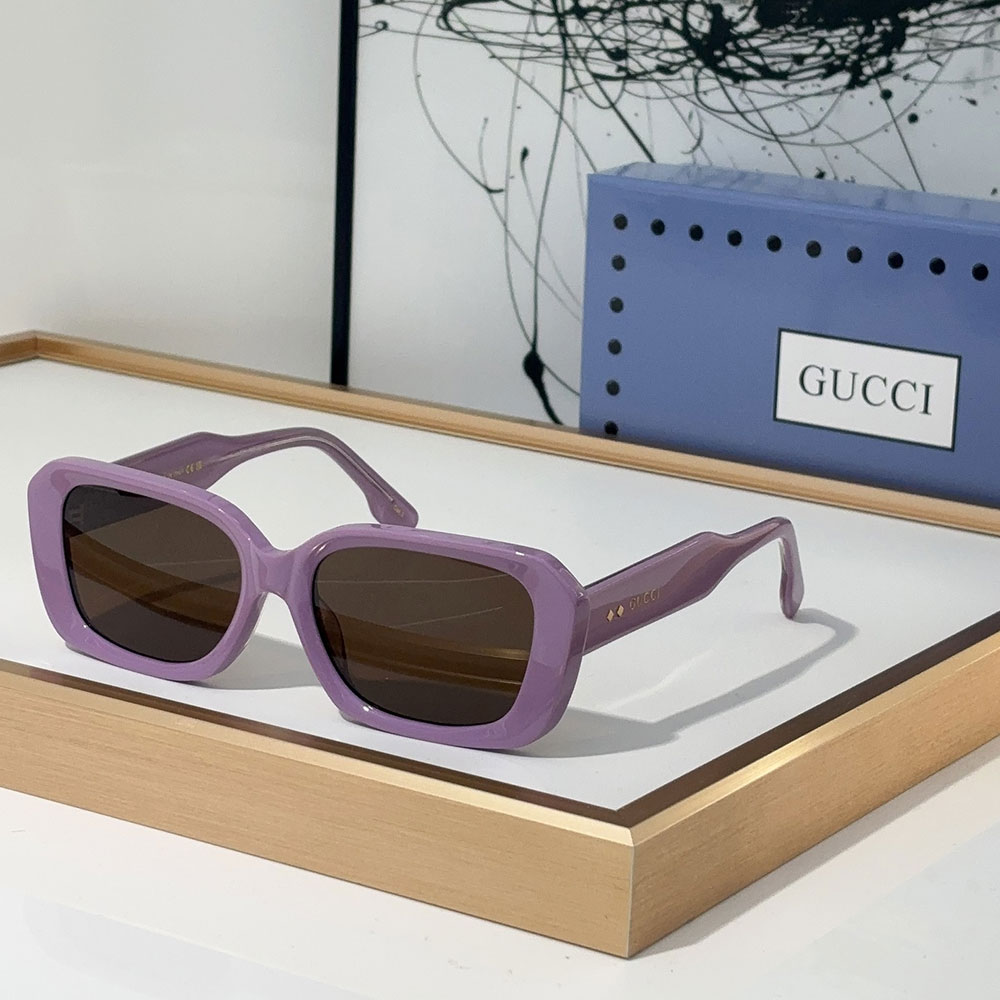 Gucci  Fashion mirror leg Logo  sunglasses Top quality （Replica）