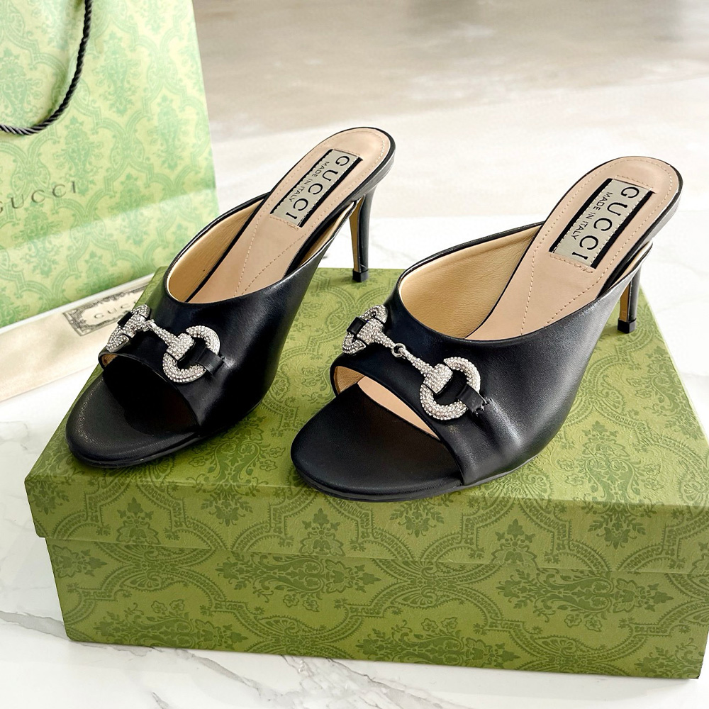 Gucci High-Heeled Sandals Slide Sandal (Replica)