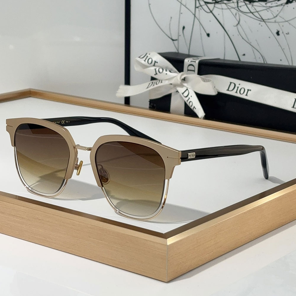 Dior Plate Frame Elegant And Beautiful sunglasses Top quality (Perfect Replica)