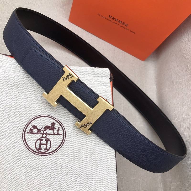 Hermes H Belt Buckle & Reversible Black For Women, Women Belt 380MM