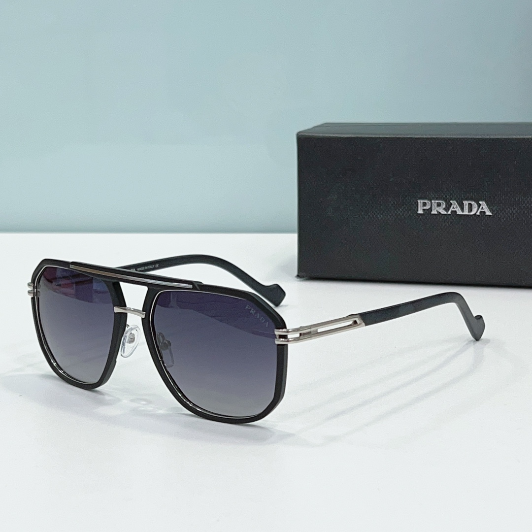 Prada Metal-Mechanical Wind  sunglasses Top quality （Replica）