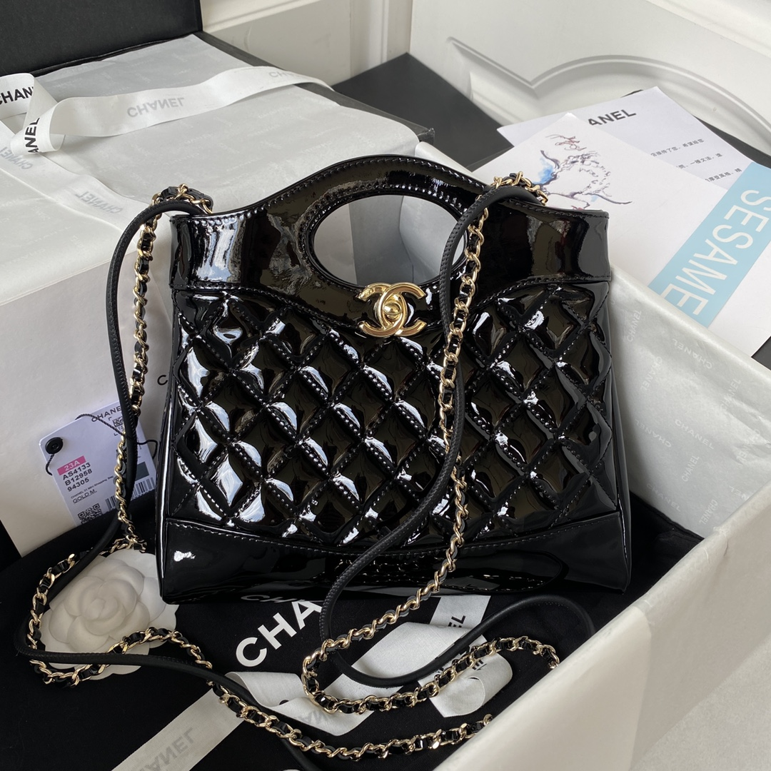 Chanel C31 Shopping  Black Calfskin LGHW  (Perfect Replica）