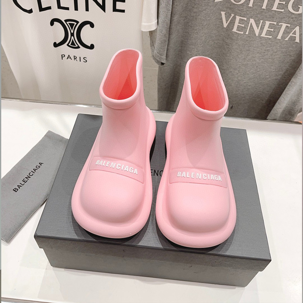 Balenciaga round Toe Rain Boots Slide Sandal(Replica)