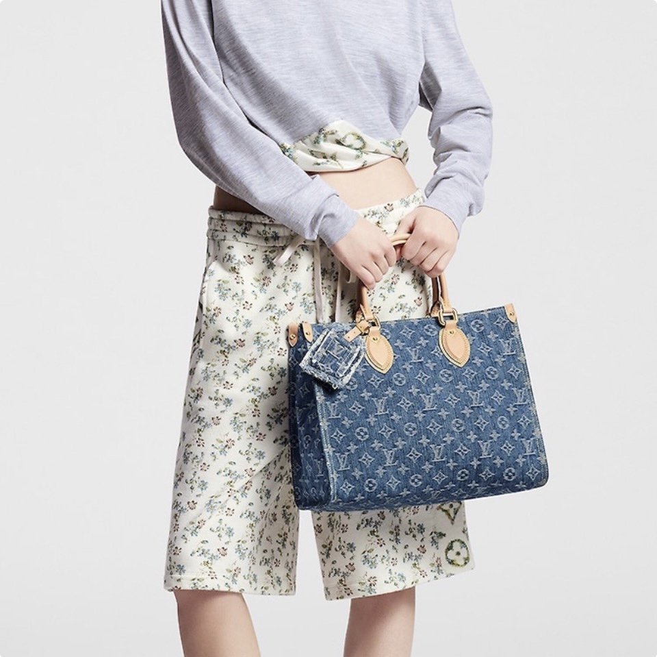 Louis Vuitton LV ONTHEGO Denim Bag M46871(Replica)