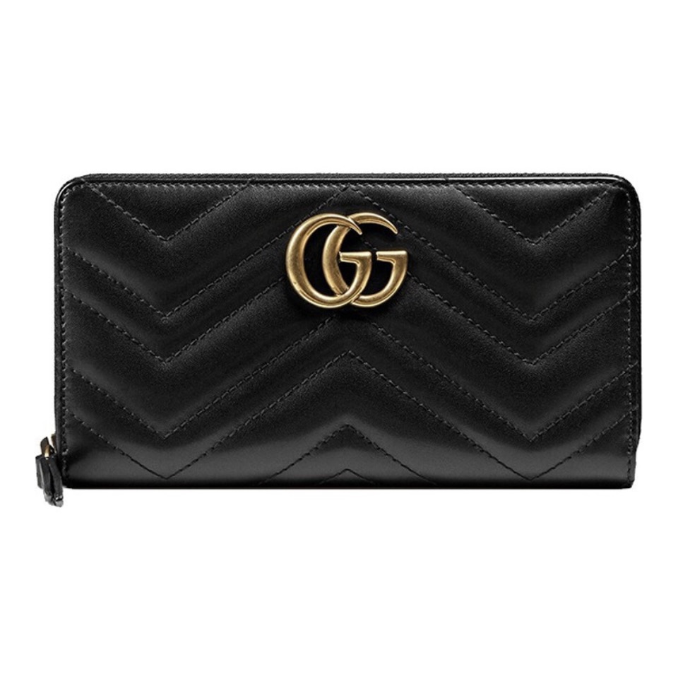 Gucci Unisex GG Long Zipper Wallet 443123（Replica）