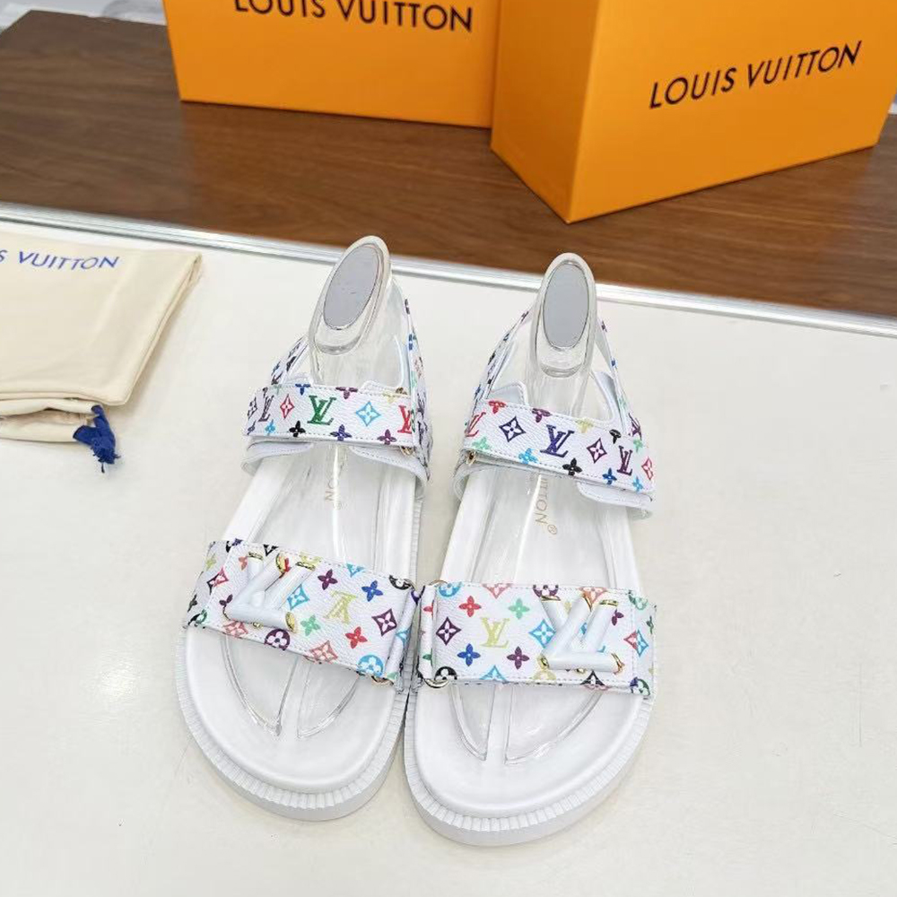 Louis Vuitton x Murakami  Sunset Flat Comfort Sandal (Replica)