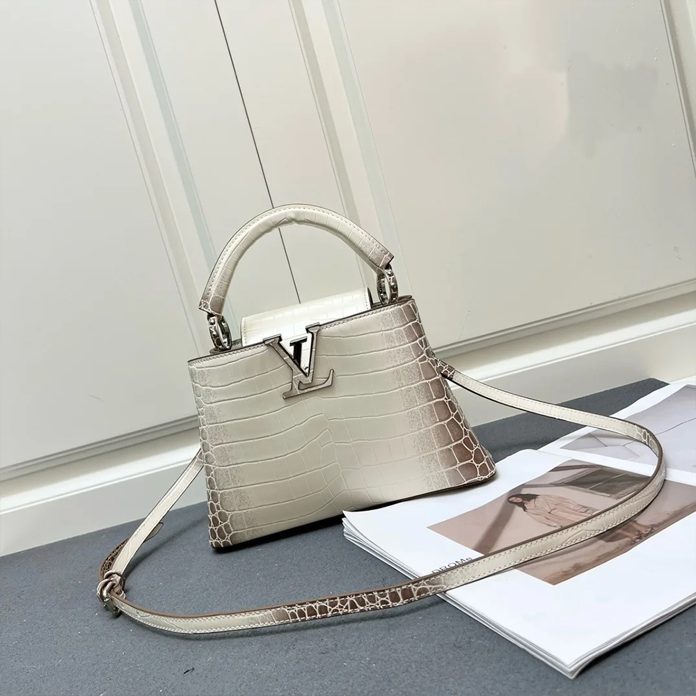 Louis Vuitton LV N98177 Matte White Himalayan Gold Buckle (Replica)