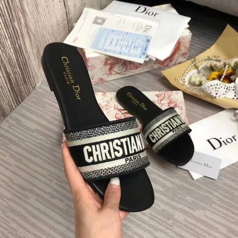 Dior Dway Slide Slipper Sandals-(Replica)
