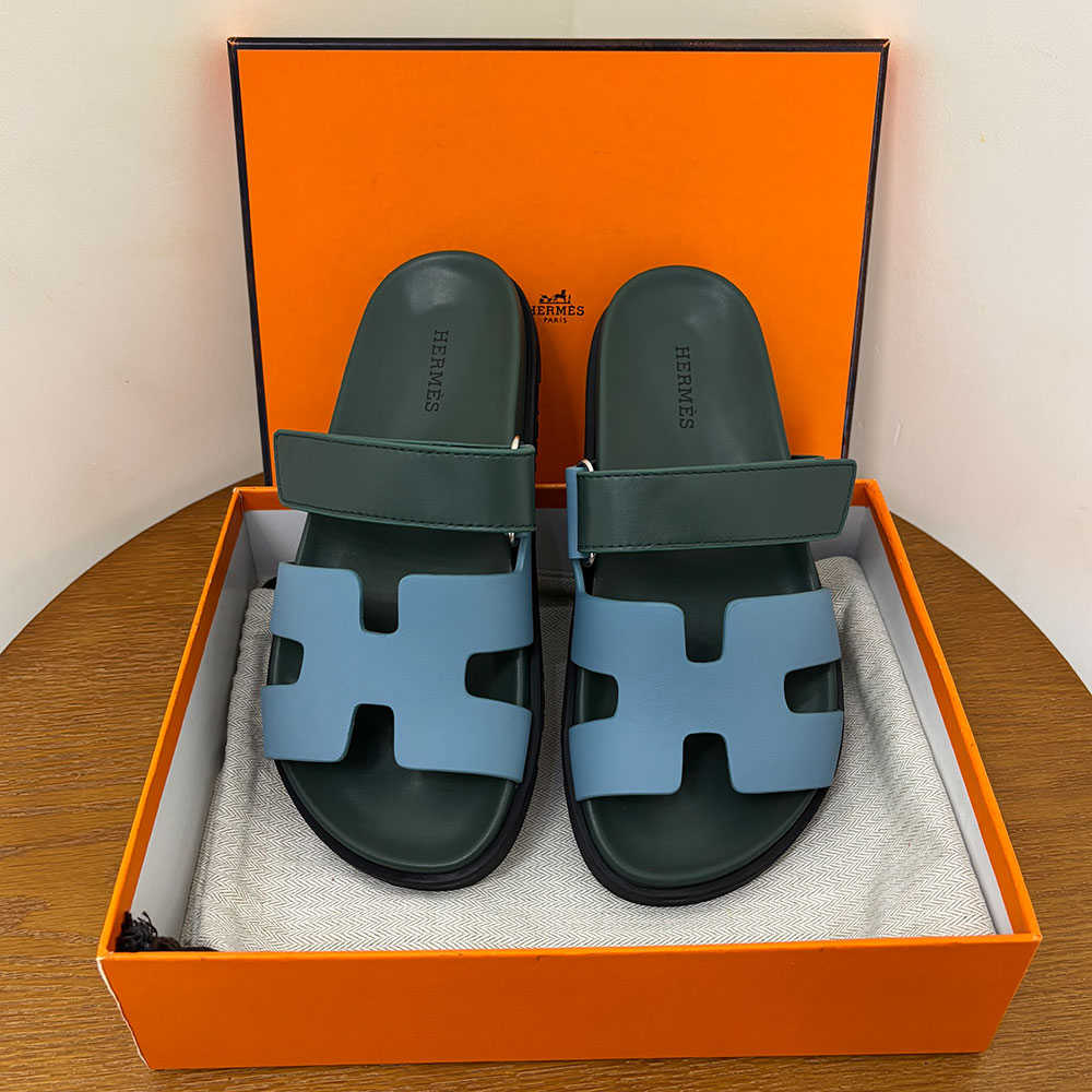 Hermès Chypre leather sandals （Replica）