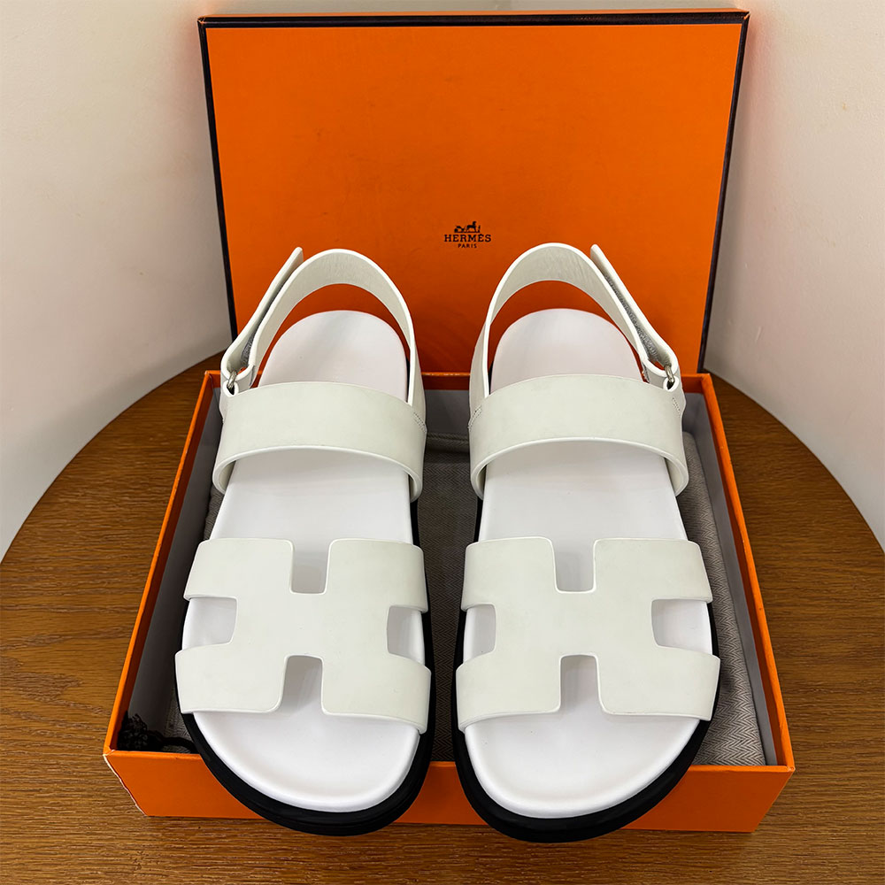 Hermès Chypre leather sandals （Replica）