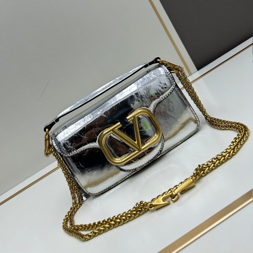 Valentino GARAVANILOcò Metallic Calfskin Bag  (Replica)