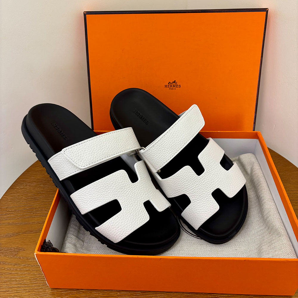 Hermès Chypre leather sandals （Replica）
