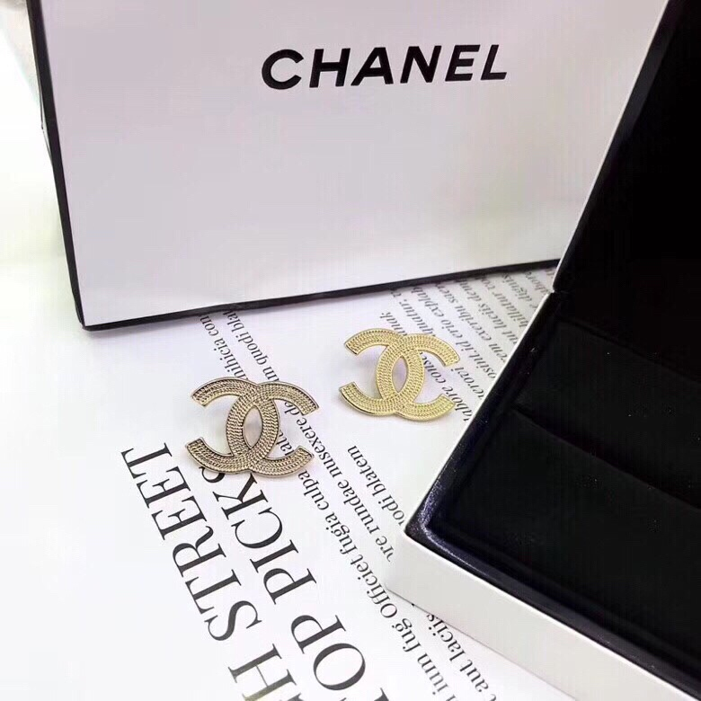 Chanel Double C Earrings