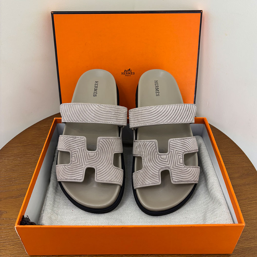Hermès Chypre leather sandals （Replica）