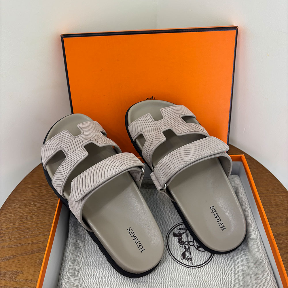 Hermès Chypre leather sandals （Replica）