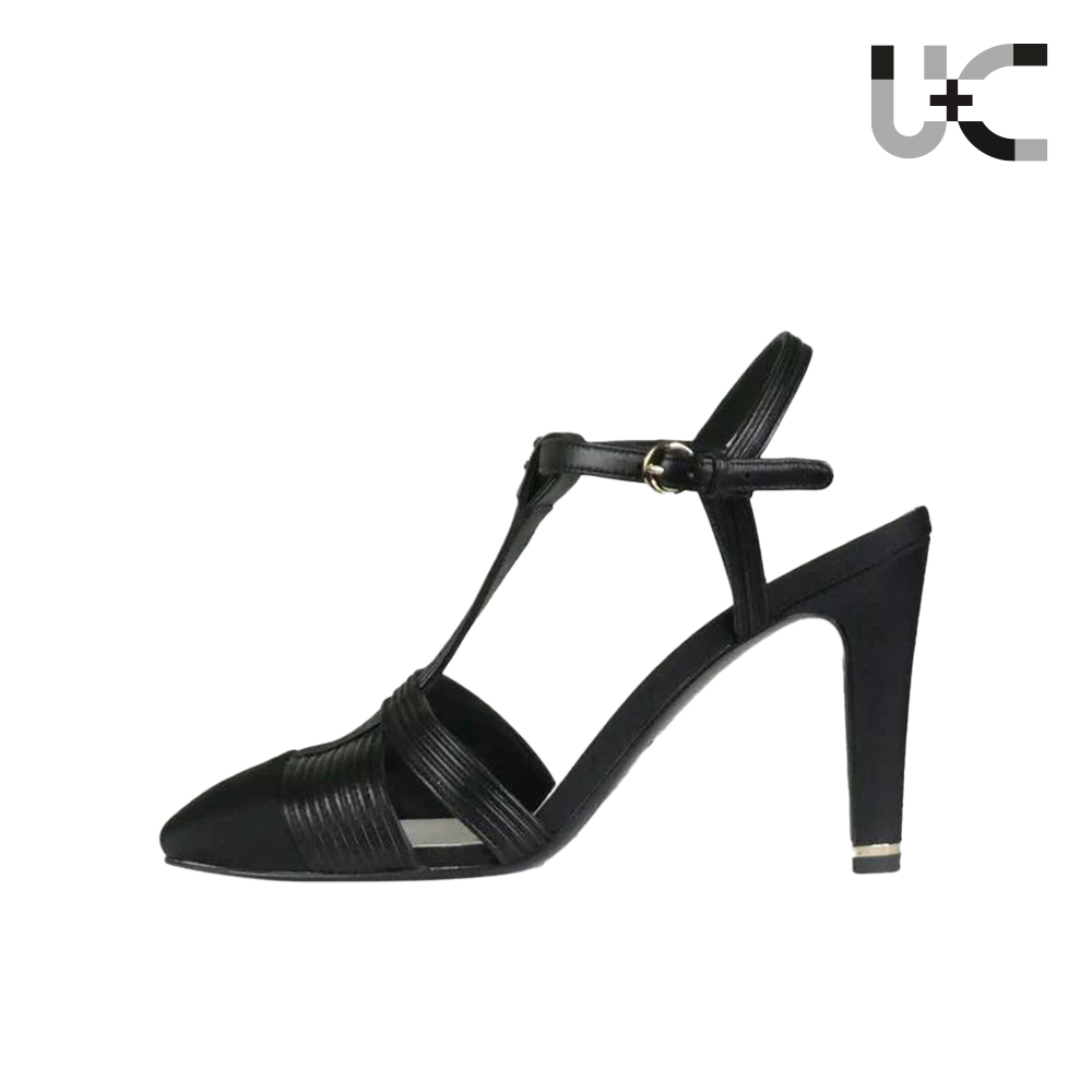 CHANEL C buckle Rhinestone High Heels (Replica)