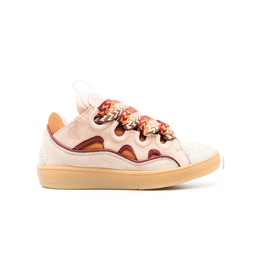 Lanvin LEATHER CURB SNEAKERS(Replica)