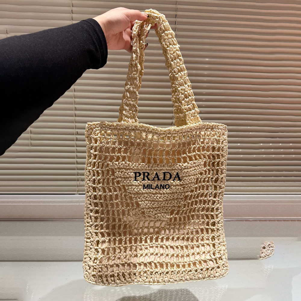 Prada Grass Woven Shoulder Bag Handbag（Replica）