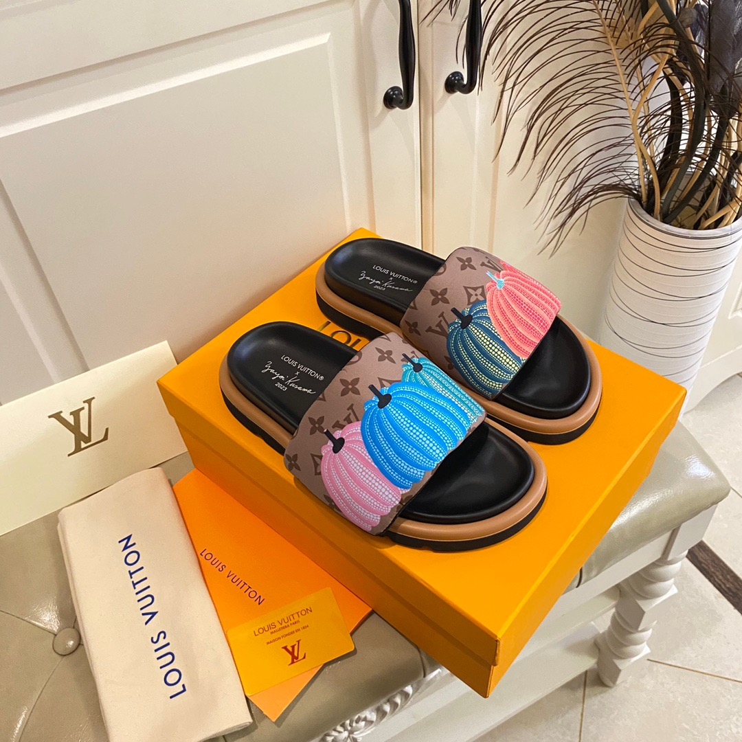 Louis Vuitton LV Pillow Yayoi Kusama Slide Sandal(Replica)