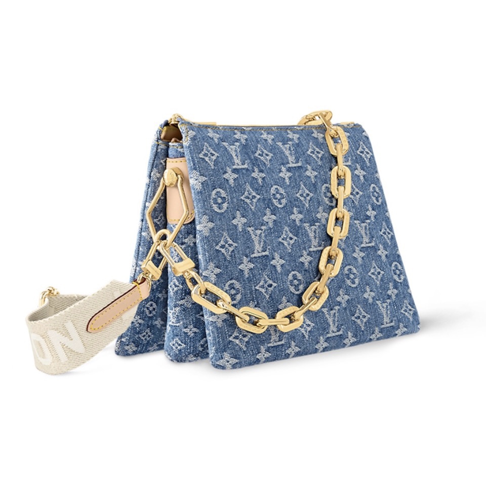 Louis Vuitton LV COUSSIN Denim Bag M24564(Replica)