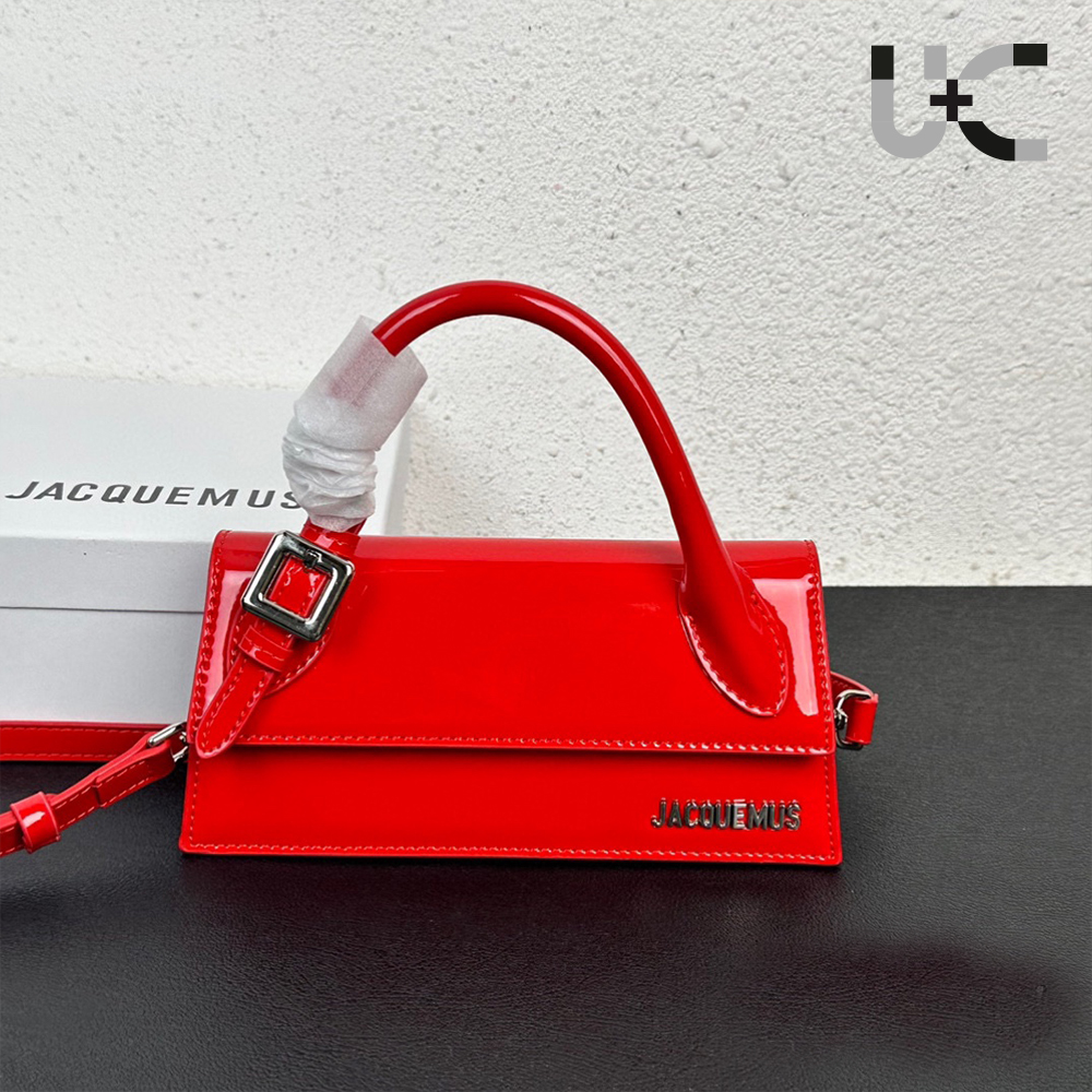 JACQUEMUS Le Chiquito Long Boucle leather shoulder bag Replica)