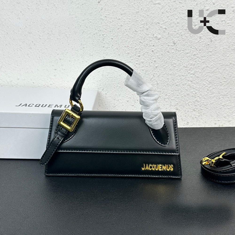 JACQUEMUS Le Chiquito Long Boucle leather shoulder bag Replica)