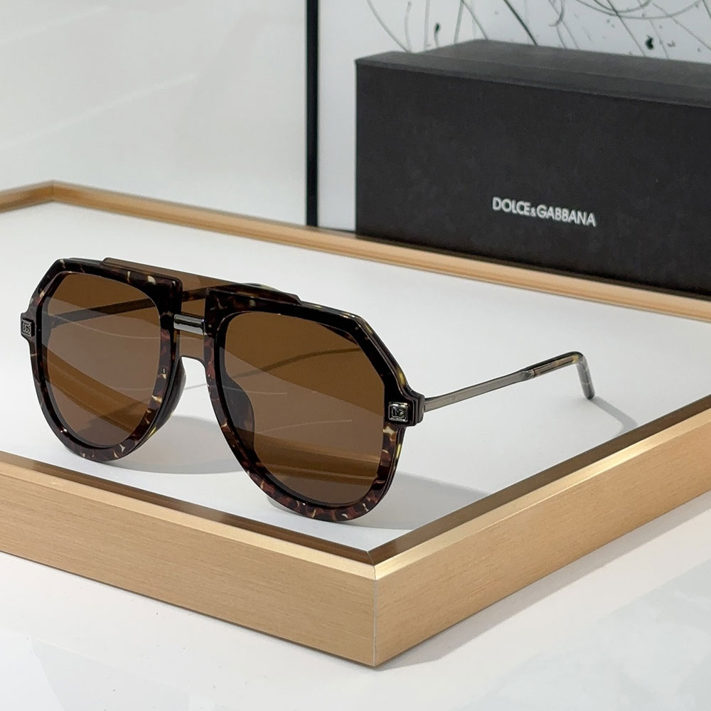 DOLCE & GABBAN DG Sheet Frame Slim Mirror Legs Sunglasses Top quality (Replica)