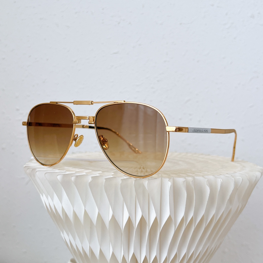 Dior Metal Frame Sunglasses Top Quality (Perfect Replica）