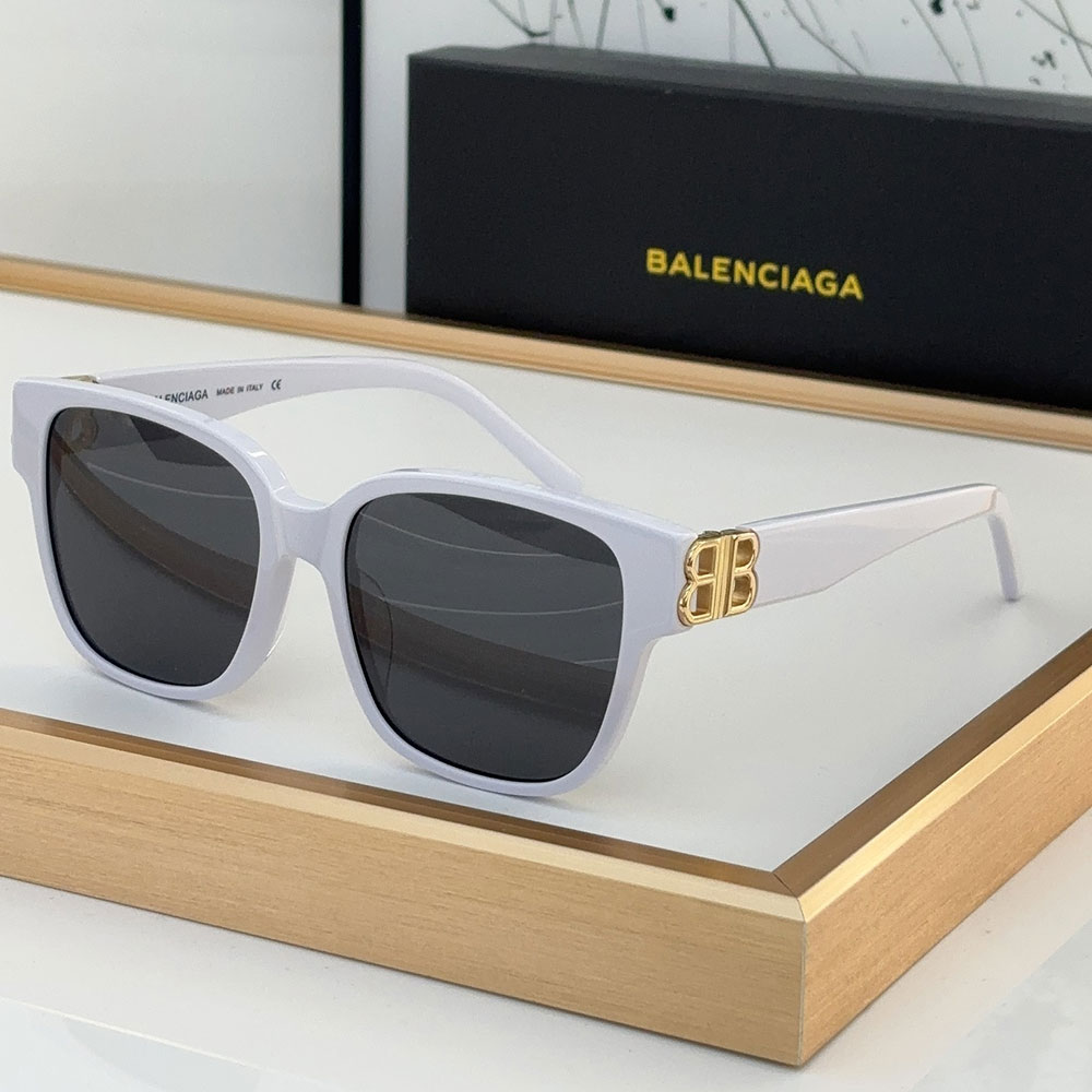 Balenciaga Retro trend Plate Frame sunglasses Top quality (Replica)